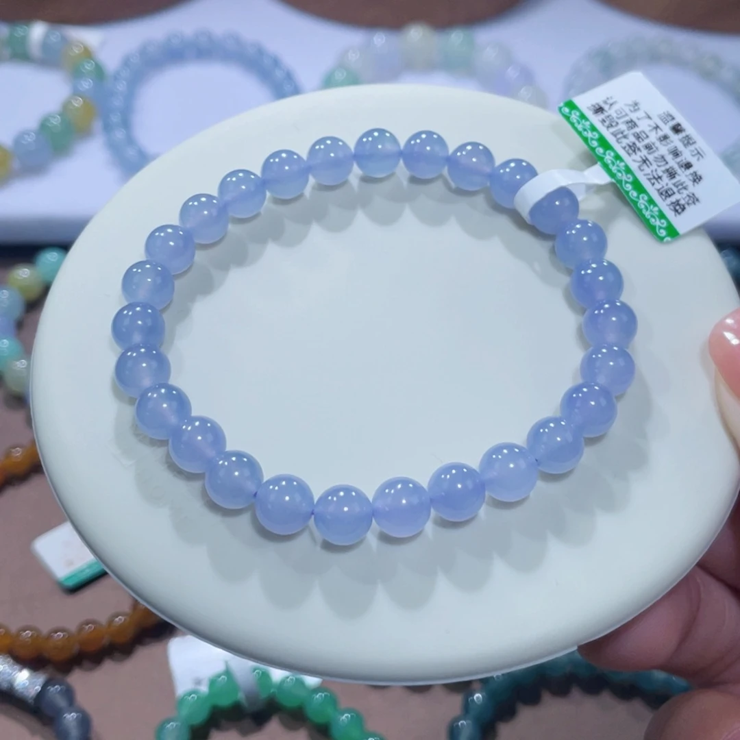 未镶嵌手链翡翠高品紫罗兰