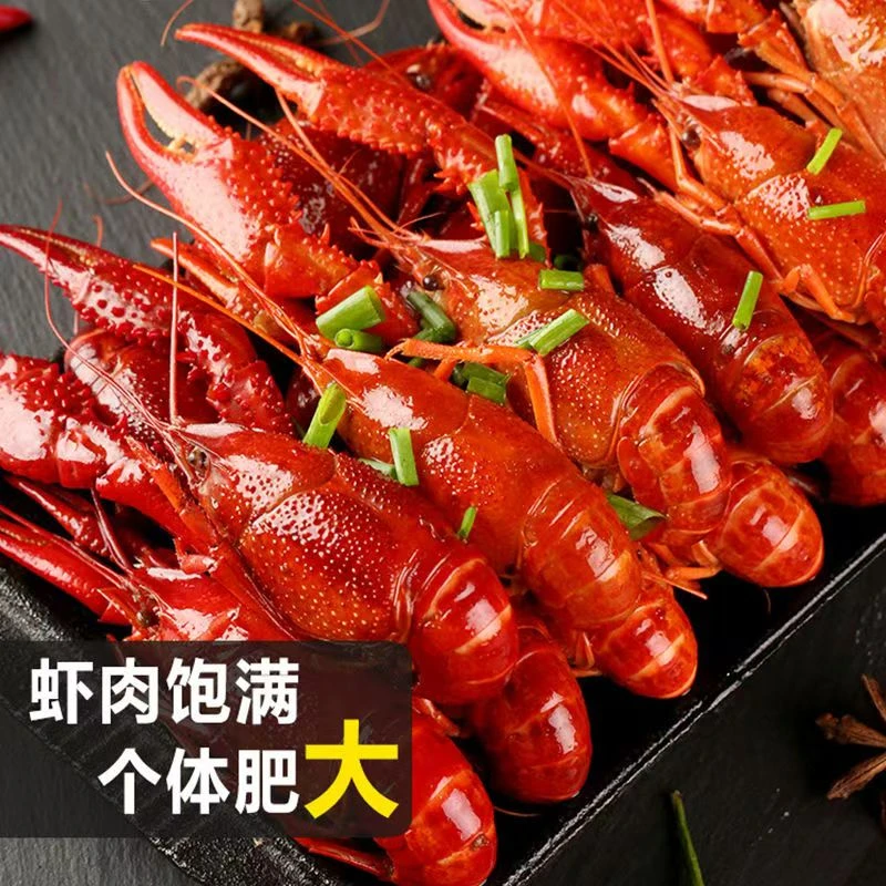 【只发新疆包邮】洪湖一家人麻辣小龙虾600克盒熟食