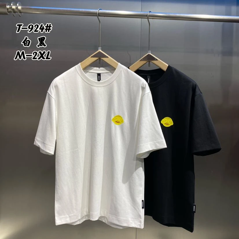 《黑色》小众设计时尚潮流短T-924