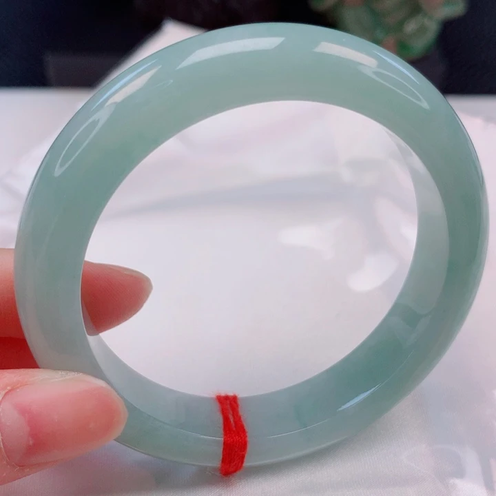 翡翠未镶嵌手镯53圈