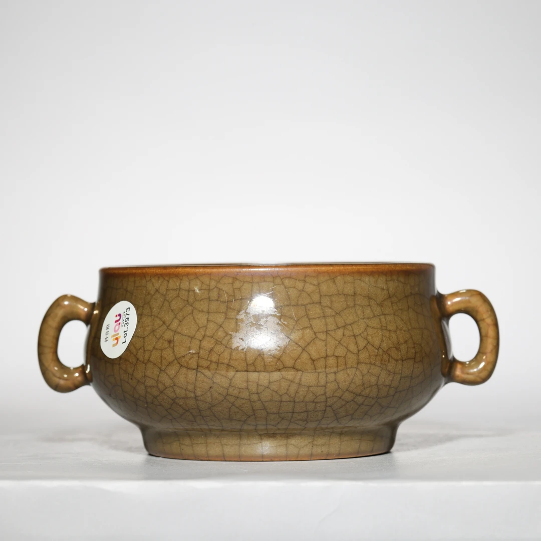 【预展专用】3973清雍正·哥釉香炉