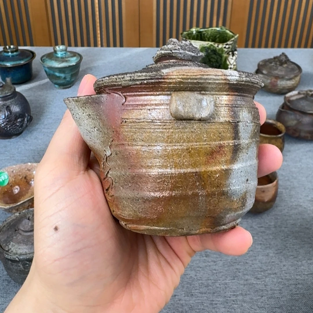 品**极宫山人备前烧宝瓶