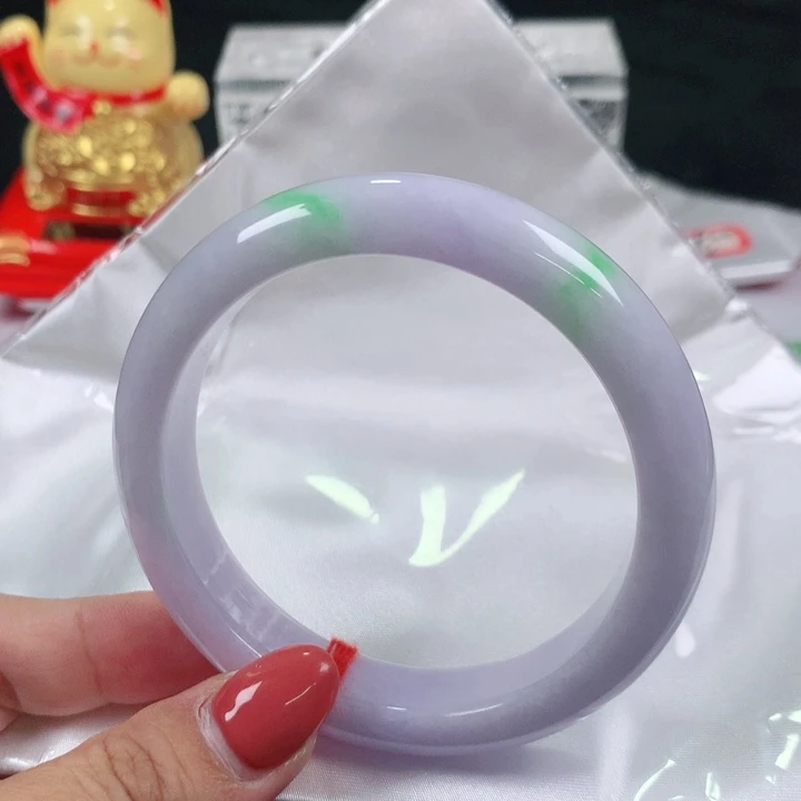 未镶嵌手镯翡翠编号882201 正圈59