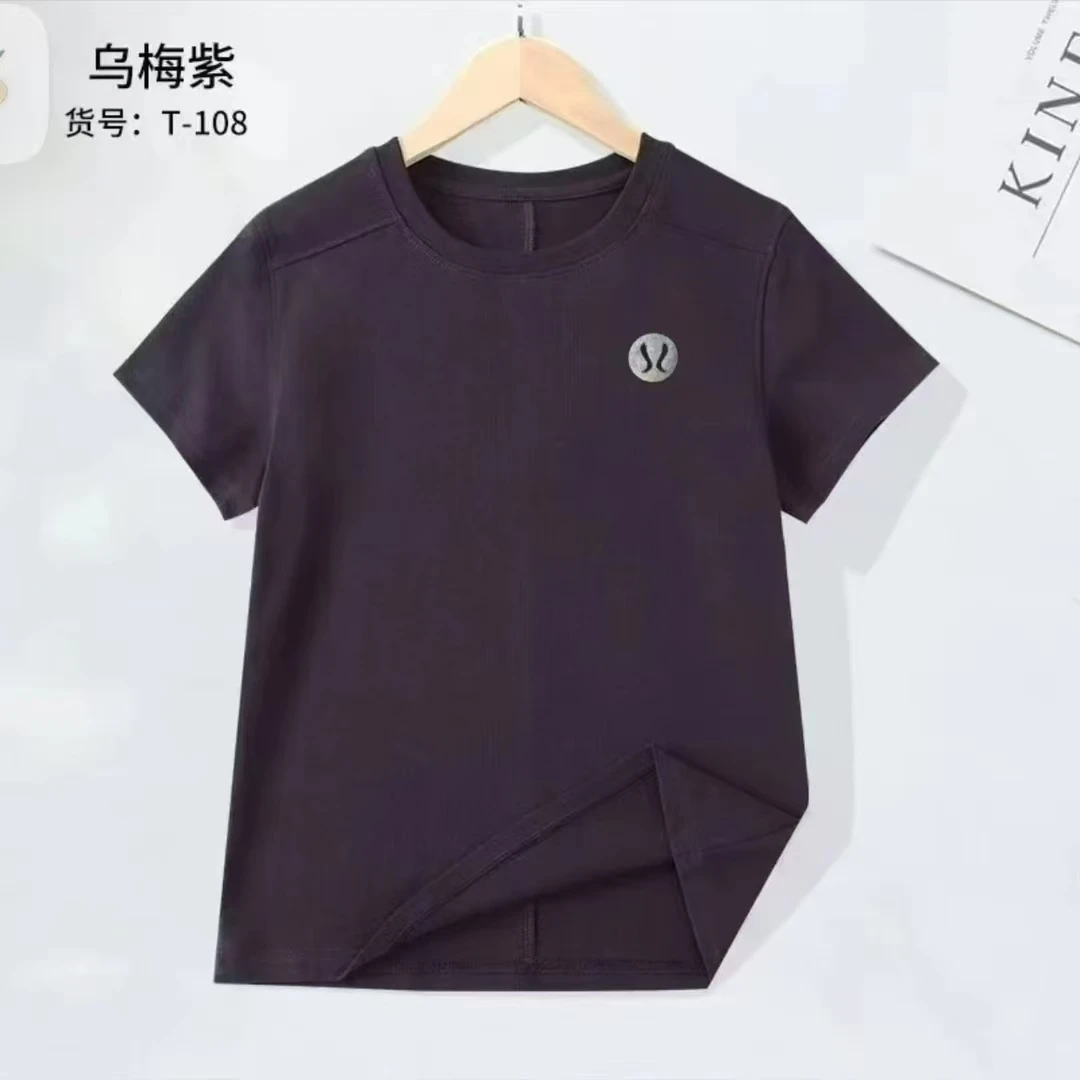 夏季短款圆领T恤简约百搭舒适时尚修身打底女款上衣