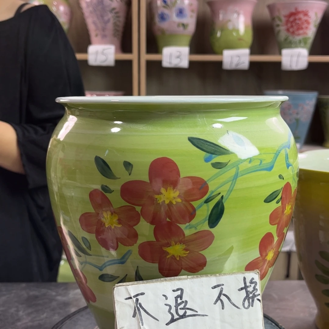 景德镇陶瓷花盆花盆