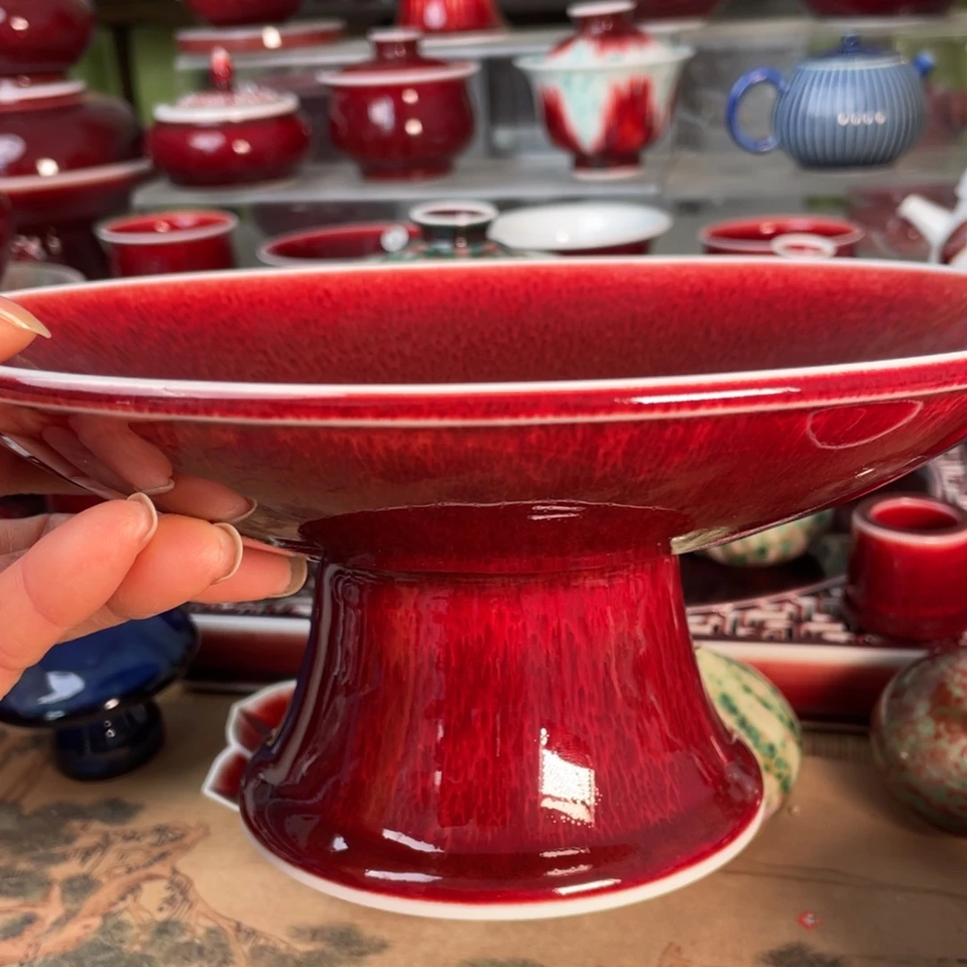 景德镇原矿釉果盘