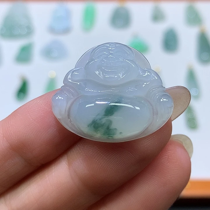颈饰未镶嵌翡翠佛公