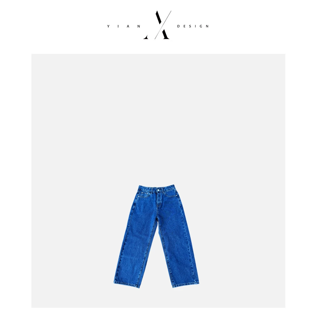 【 老刘推荐 】“马格雷特”九分经典丹宁重磅水洗中腰收脚牛仔裤