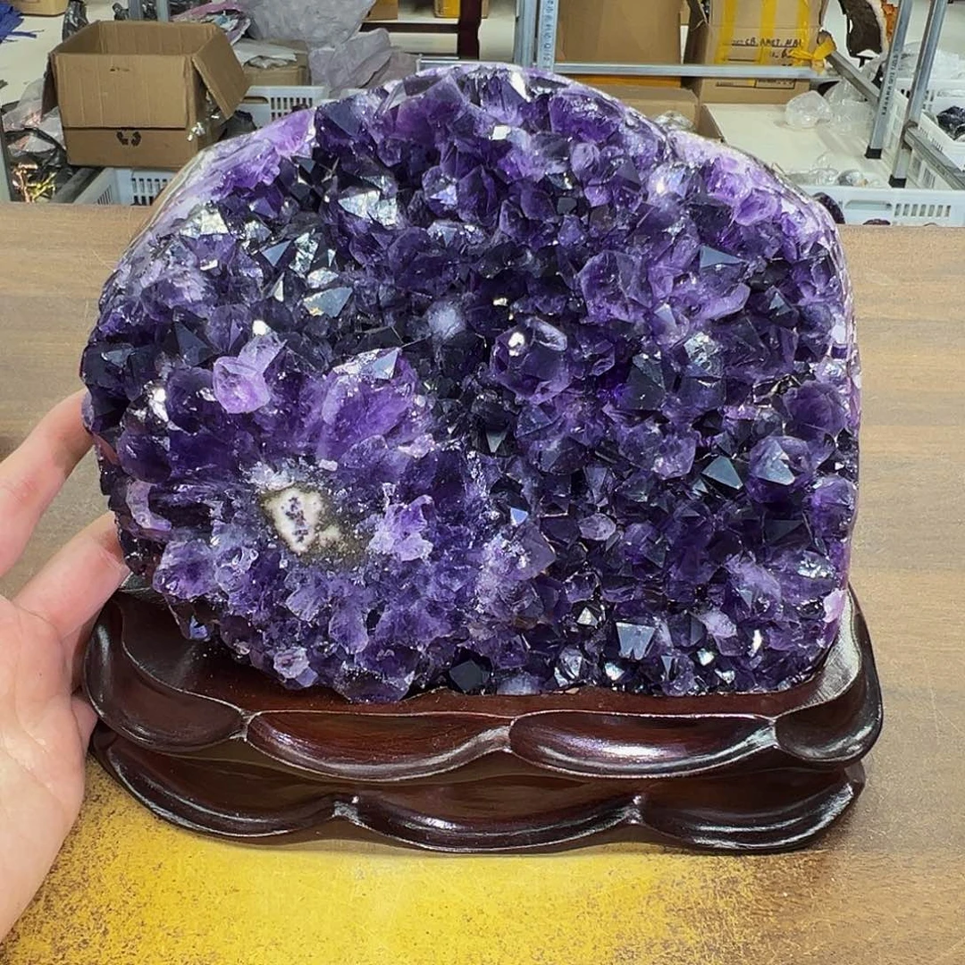 紫晶摆件未镶嵌晶体