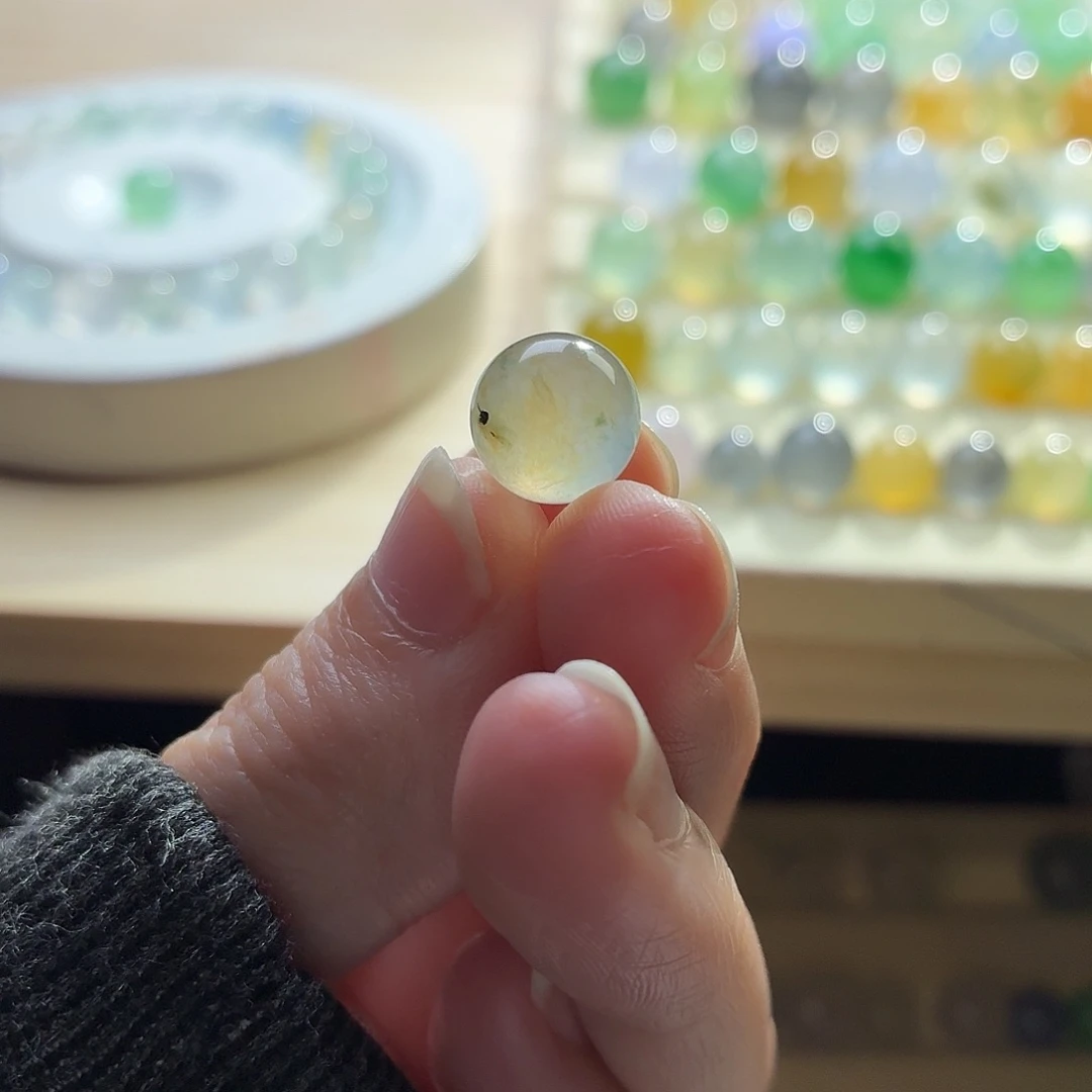 山***月翡翠散珠翡翠1236