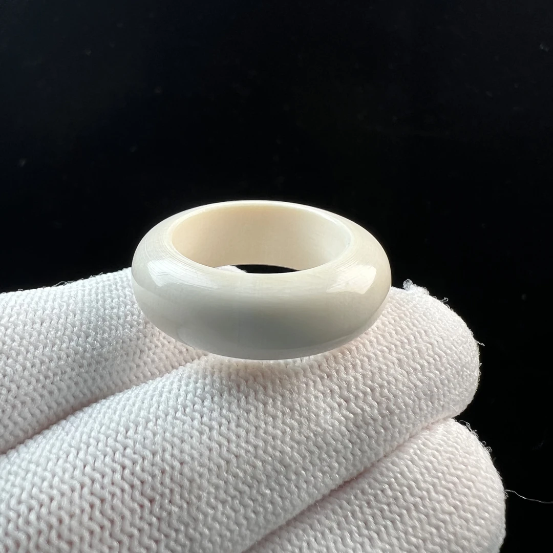 S2275天然猛犸跑环 戒圈18.3x8.2mm支持鉴定假一罚四