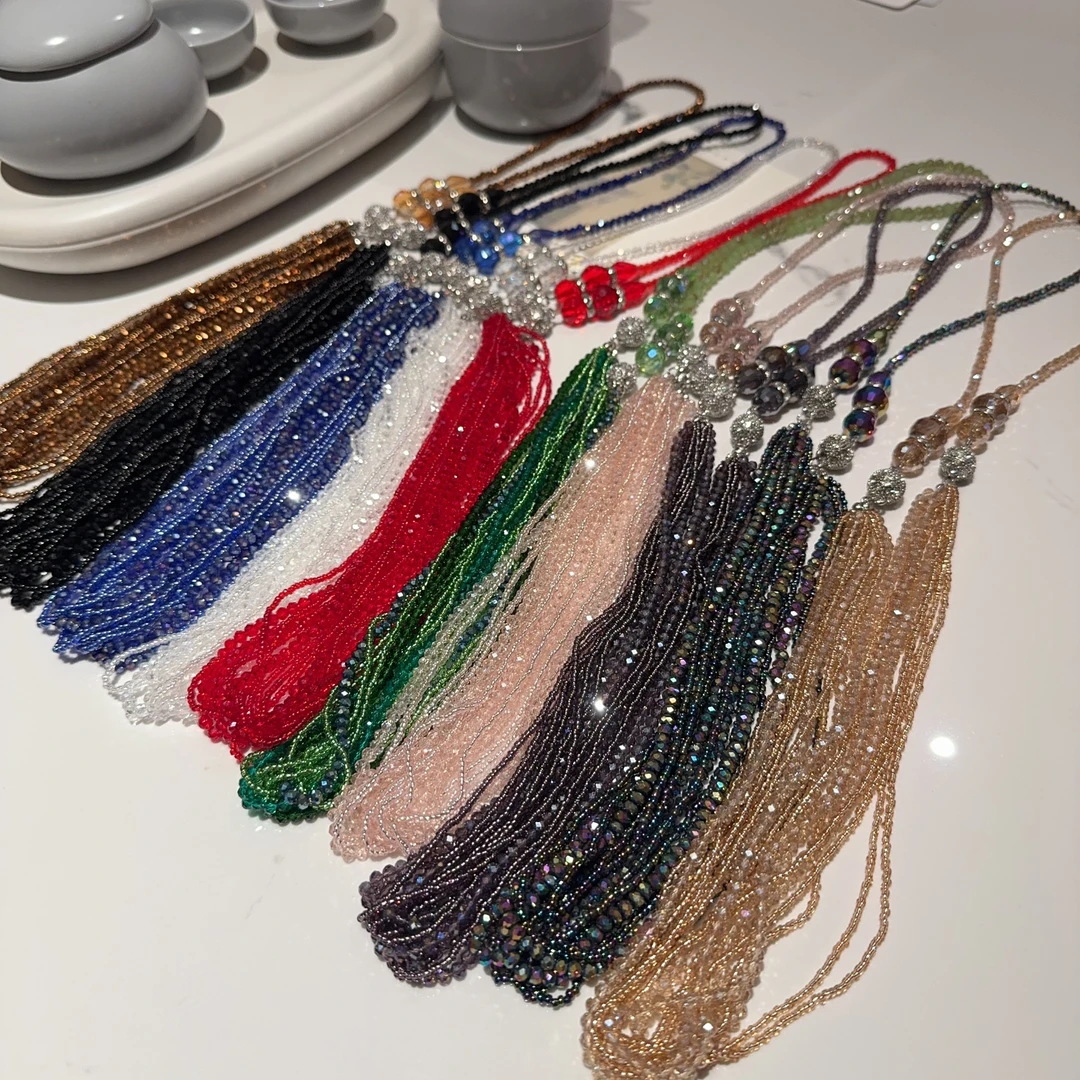 非金属玻璃项链 新款百变磁吸项链闪亮欧美风饰品链子WW063