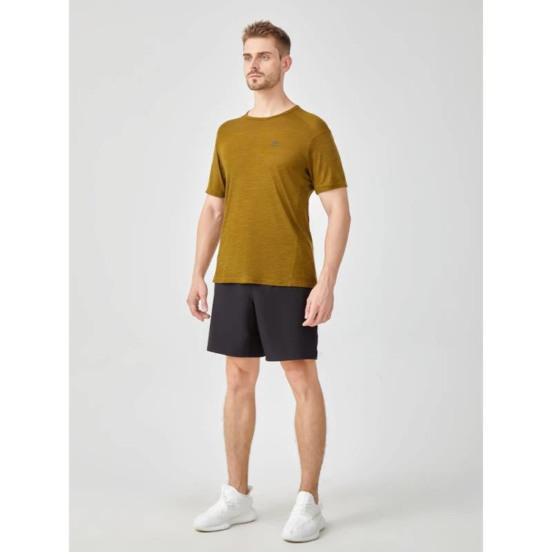 户外运动五色美利奴圆领T恤快干男士120g短袖百搭