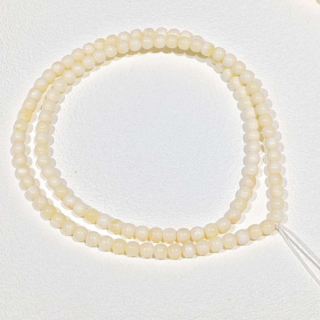 【欢玺 · 苍雪】108长串奶豆虎皮蜜蜡长串108