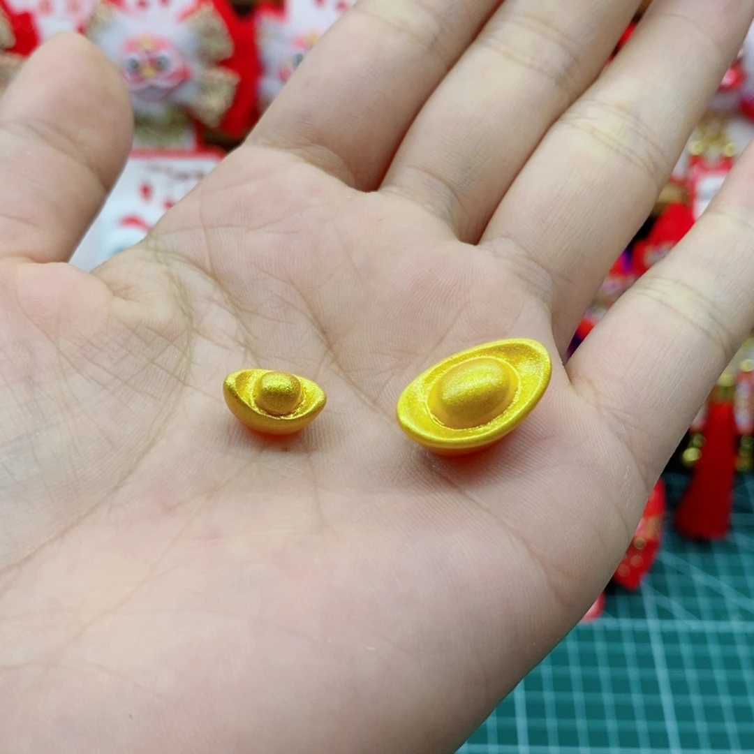 树脂元宝大号小号各20个