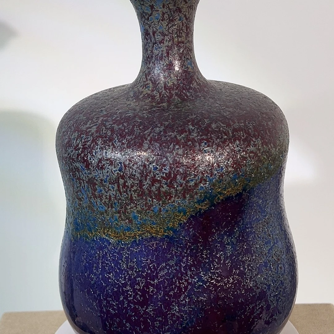 紫***春传统钧瓷工艺品在民间流传