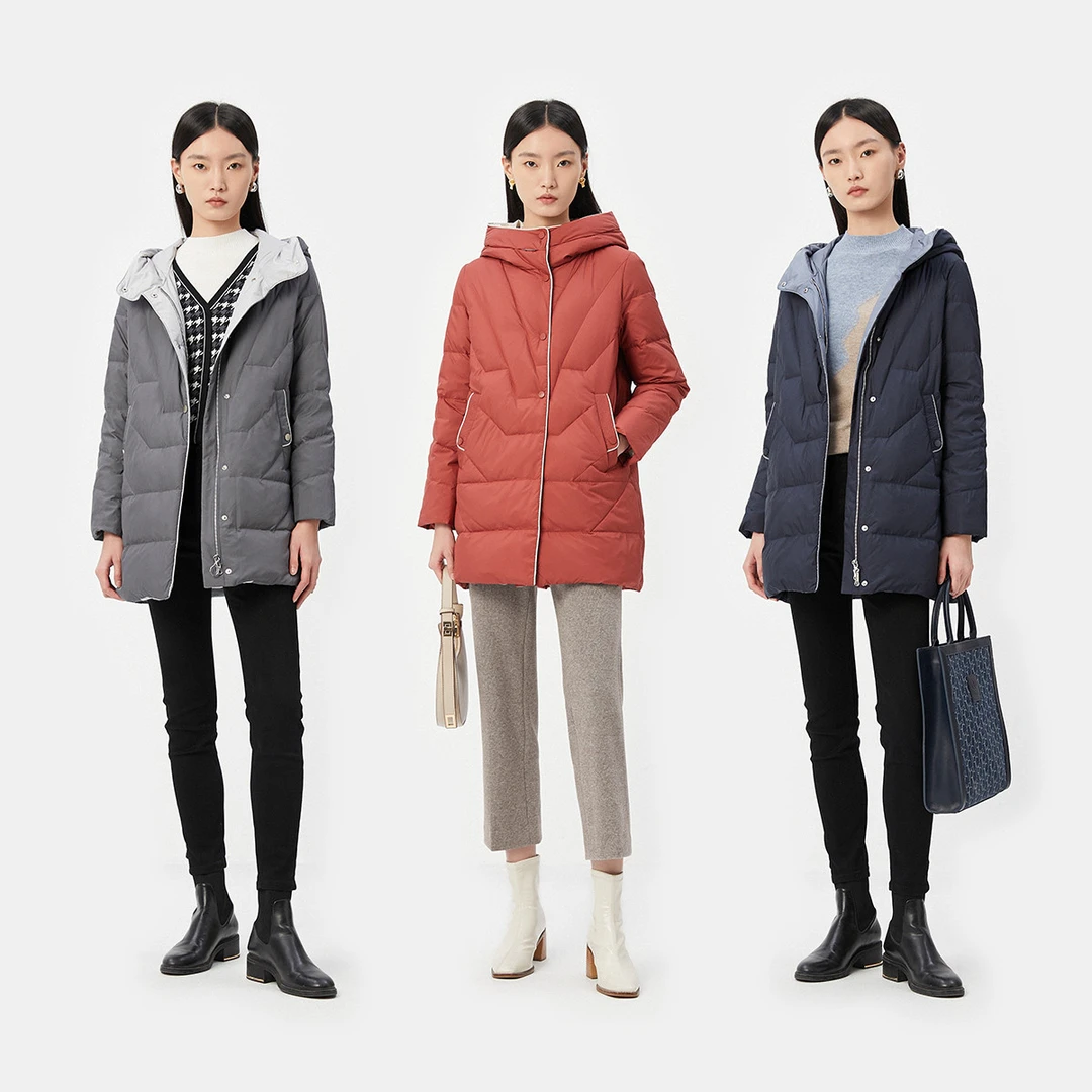 【CADIDL】年轻时尚女士冬季保暖休闲显瘦女款羽绒服新款CR00340N4