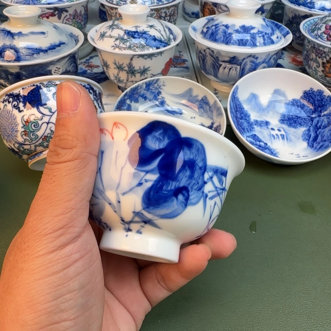 陶纯手工纯手绘茶具305