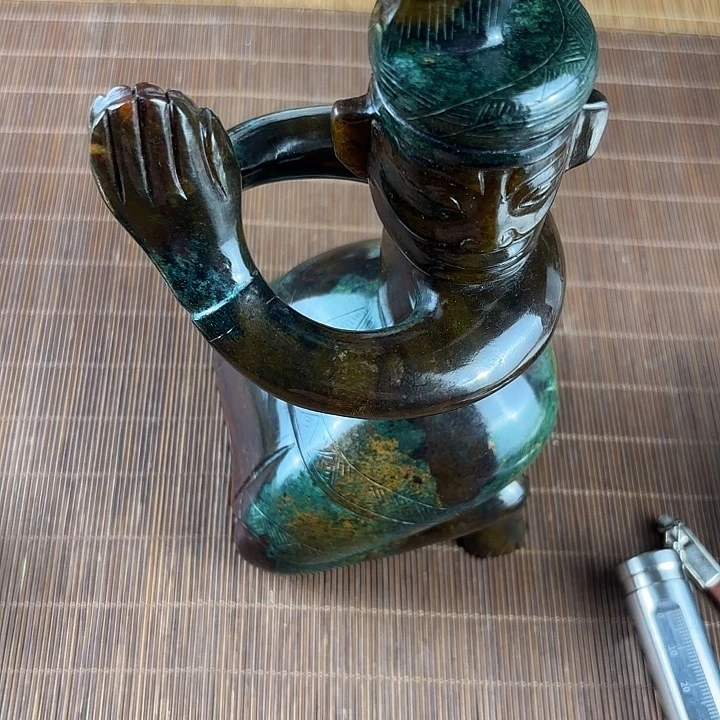 蓝****和田玉未镶嵌挂件