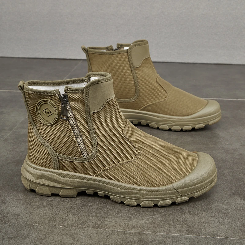 新款秋冬高帮解放鞋软底透气保暖轻薄防滑耐磨劳保鞋解放鞋男鞋