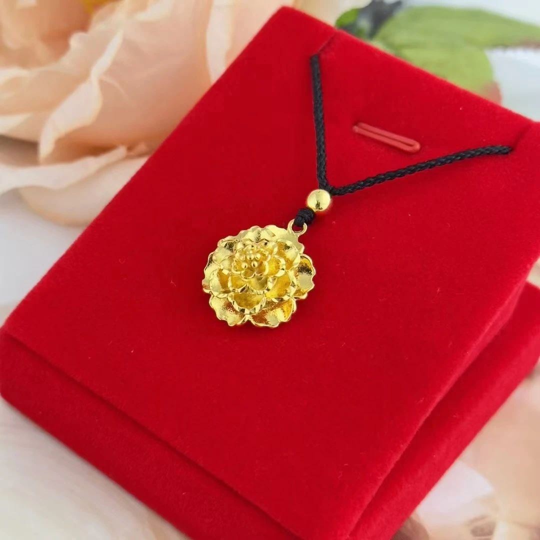 丽轩阁~匠心之作 经典轻奢精美大气 富贵花吊坠092