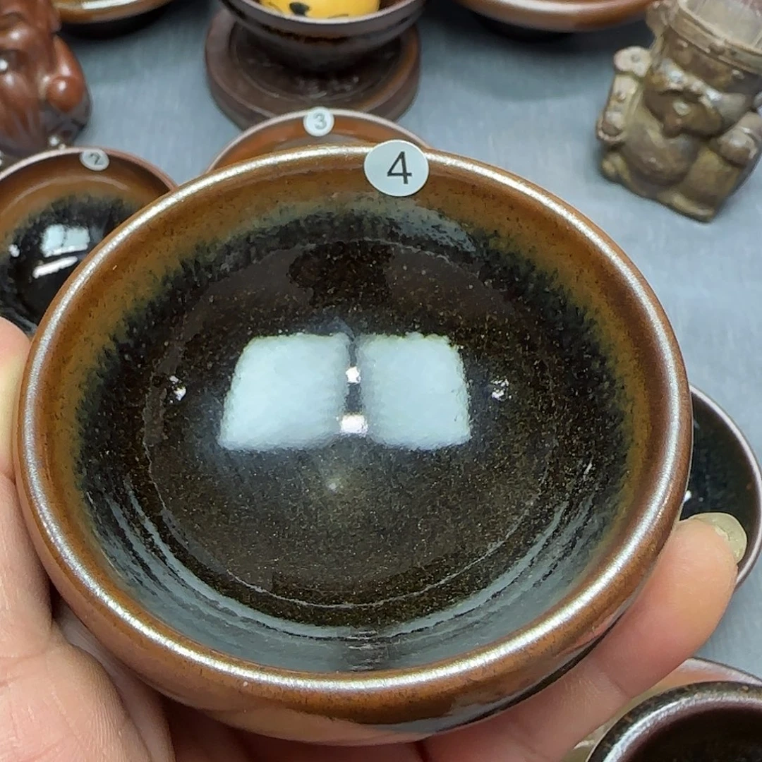 沙***洲茶盏印春堂柴烧建盏