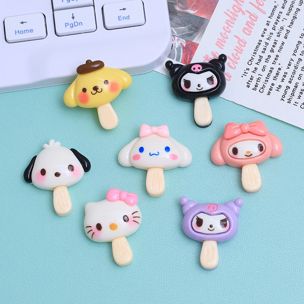 【许愿+对碰】可爱卡通棒棒冰食玩饰品配件树脂