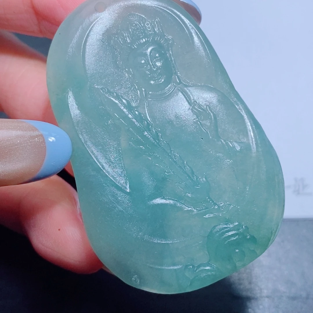 定制翡翠未镶嵌定制翡翠毛货挂件