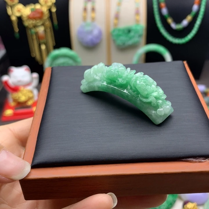 翡翠未镶嵌手链翡翠手牌