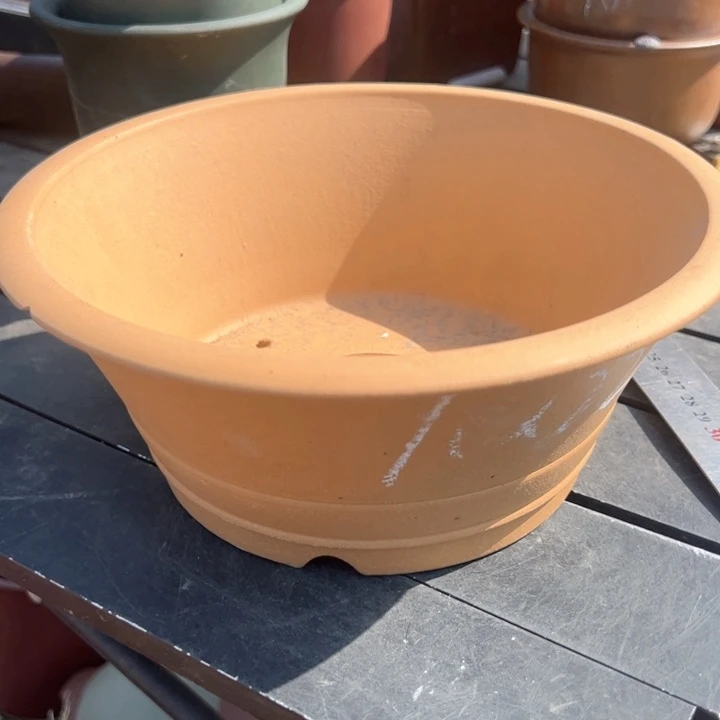 红陶紫砂碗盆口20