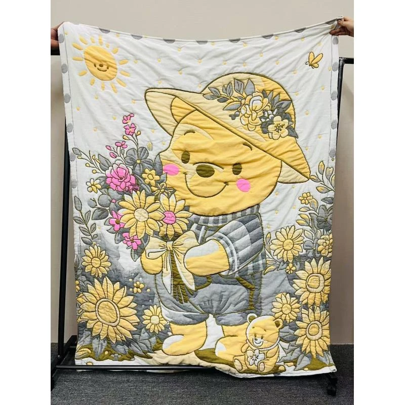 【维尼花园】120*150cmA类全棉纱布泡芙被