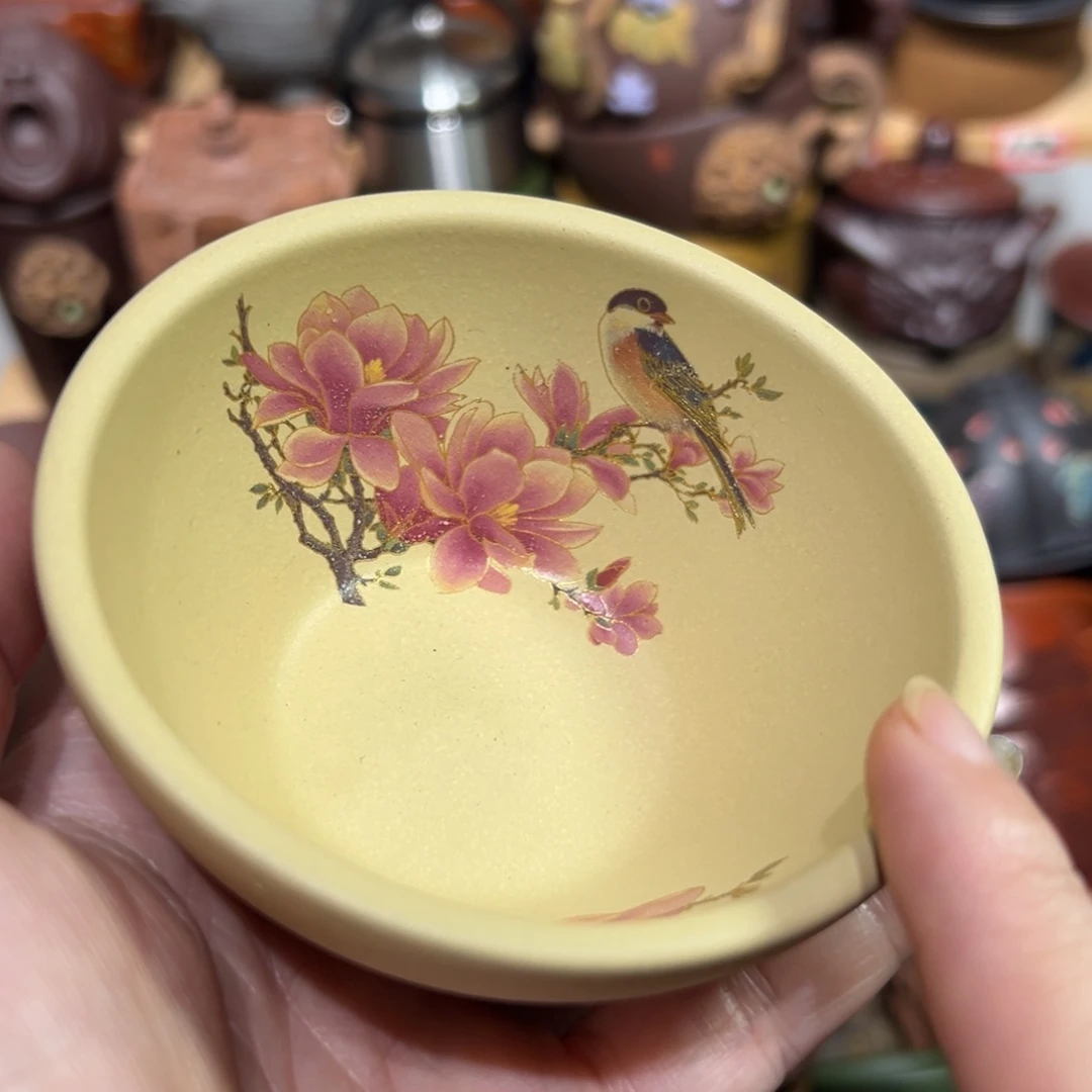 紫砂茶杯宜兴紫砂主人杯