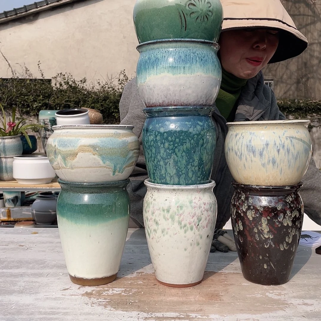 红陶王嫂花盆直播0308-728框