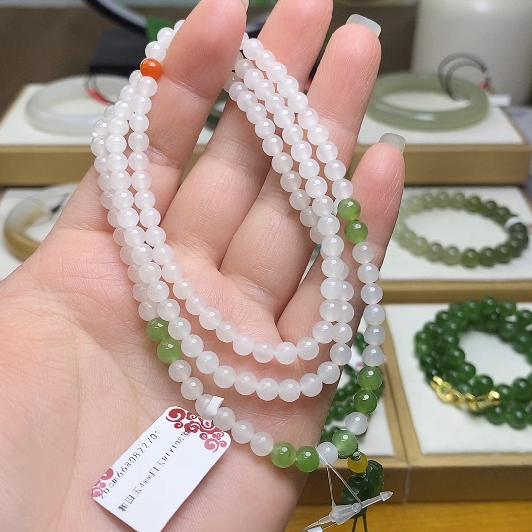 和田玉未镶嵌颈饰jx