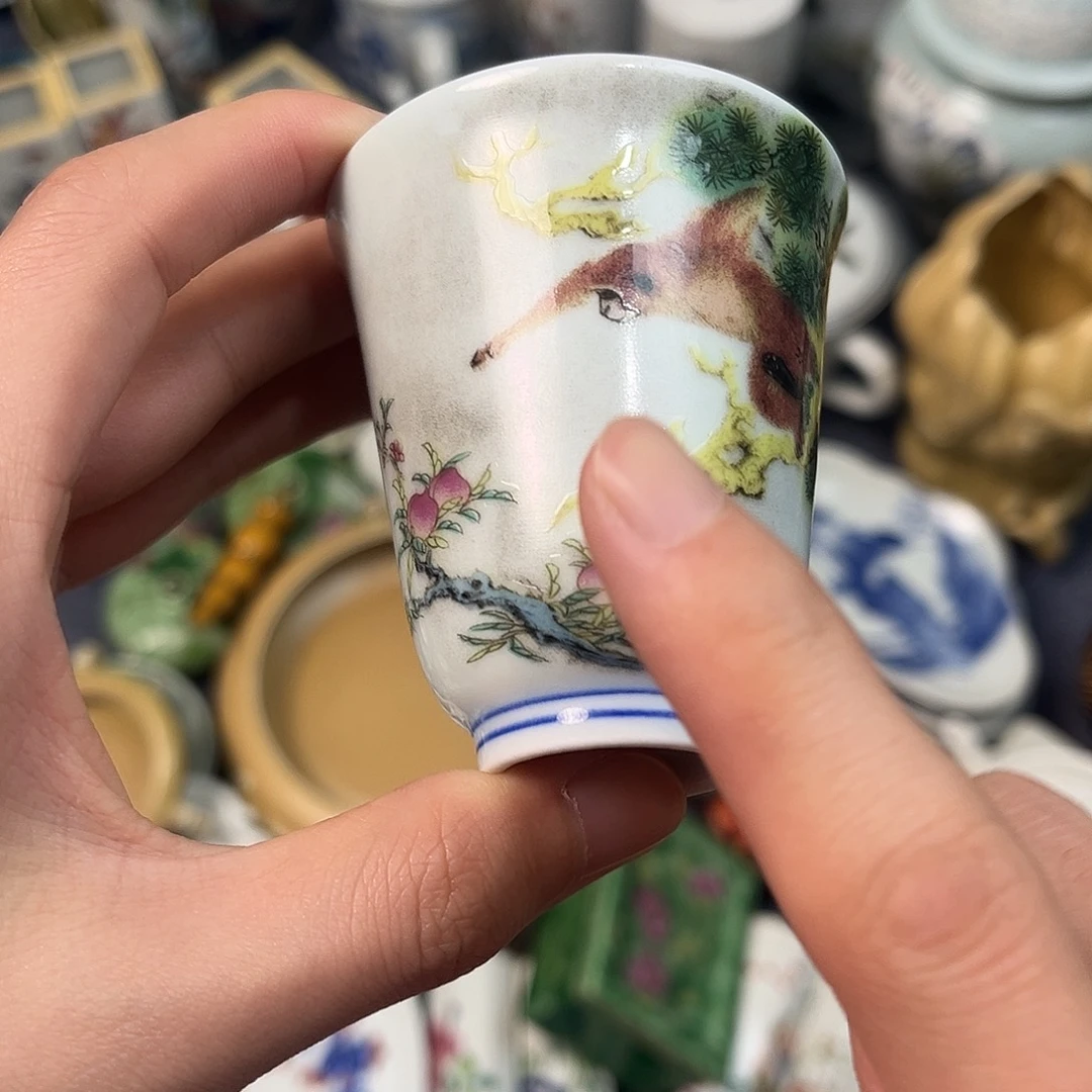 摆件瓷景德镇陶瓷杯子