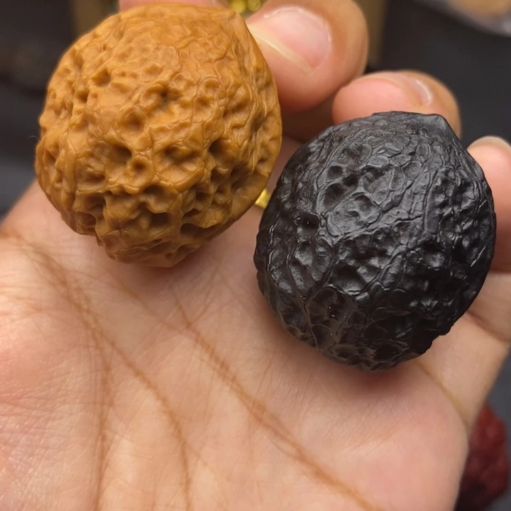 把件文玩核桃38尺蛇皮元宝