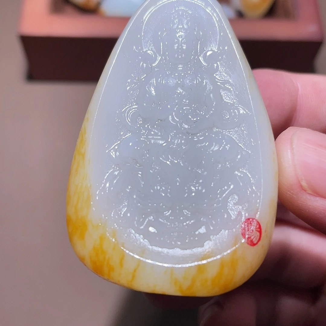 和田玉颈饰未镶嵌d 1
