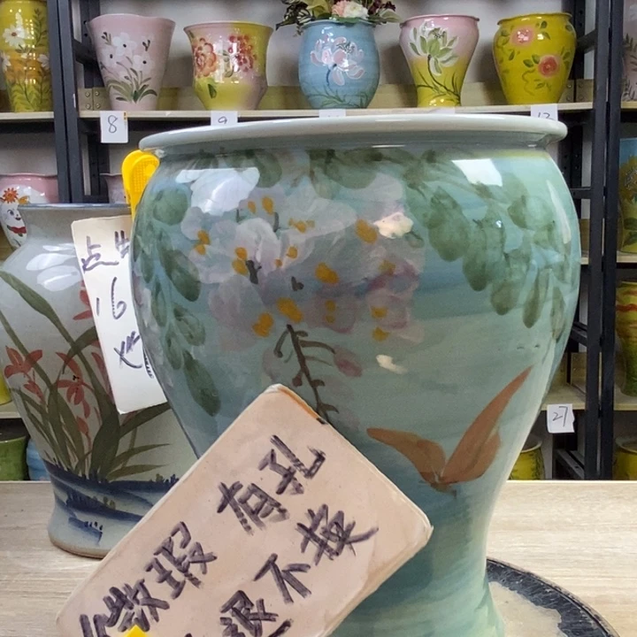 景德镇高温陶瓷花盆