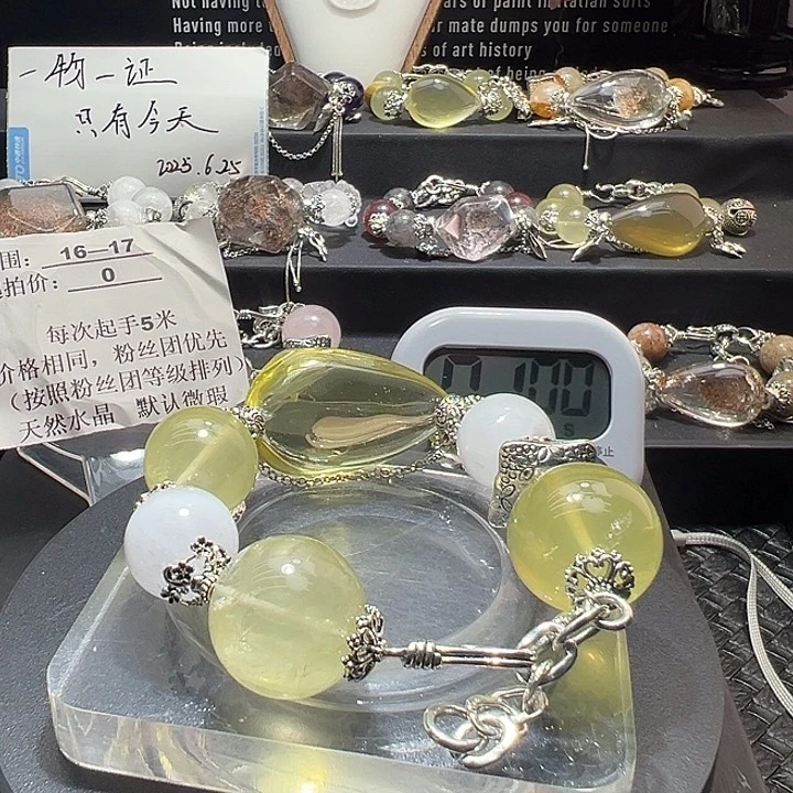 糖***儿水晶手链未镶嵌水晶手链