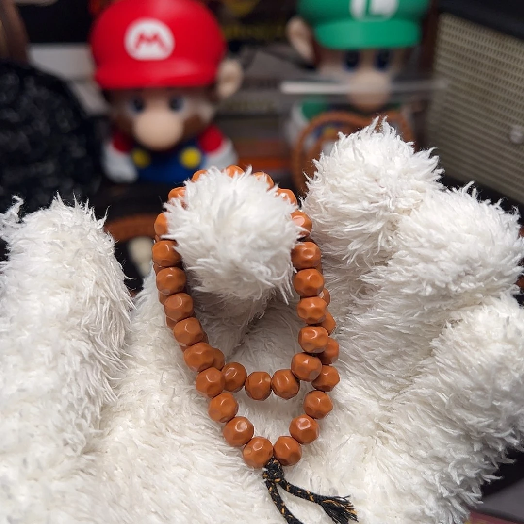 牧***羊手串橄榄核核尖无相手持7.0