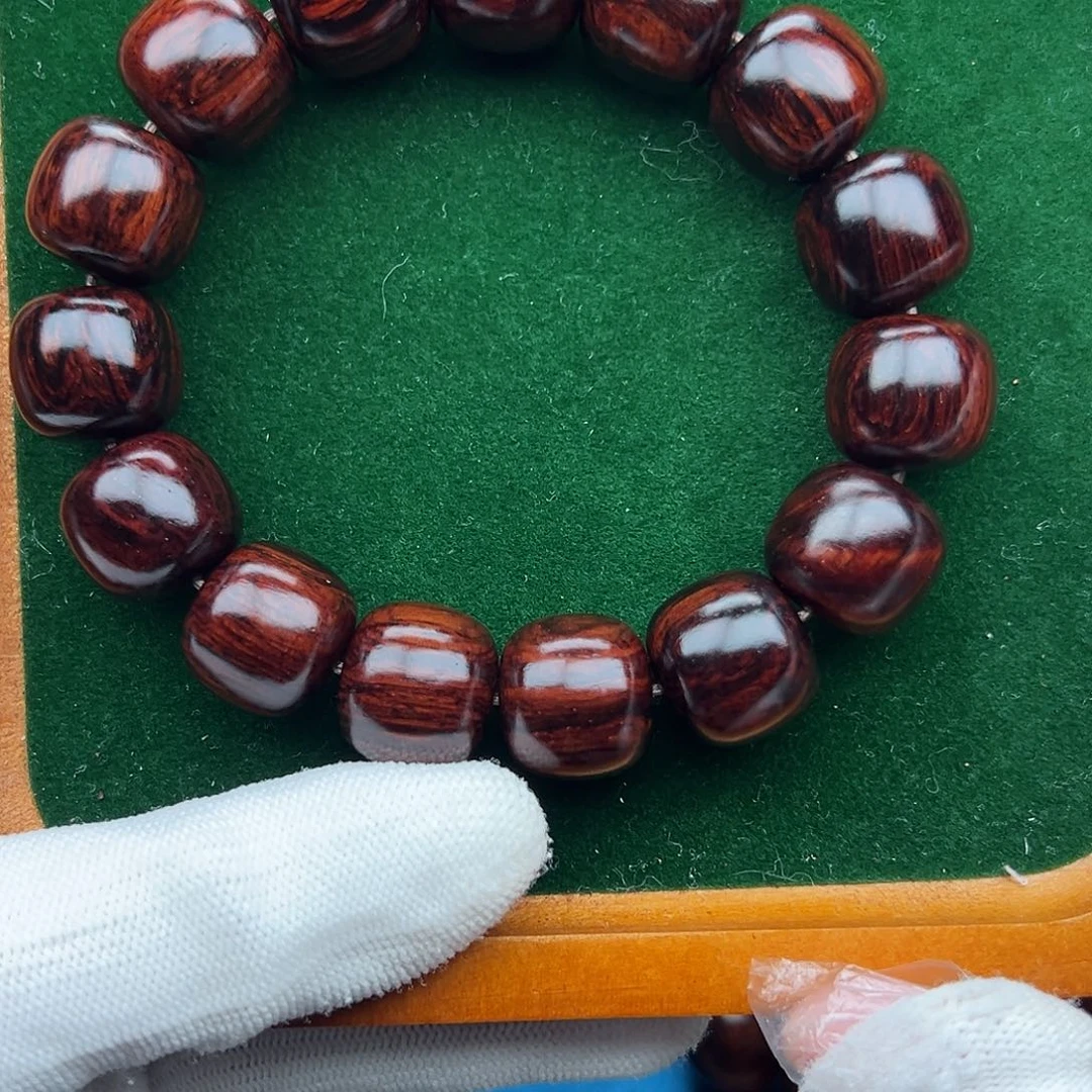 风***程木1516海南红降黑金满纹火焰纹精品（微瑕