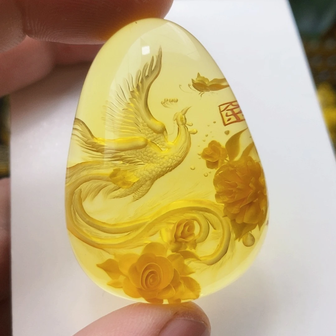 【闪购商品】金珀吊坠(不含链)未镶嵌