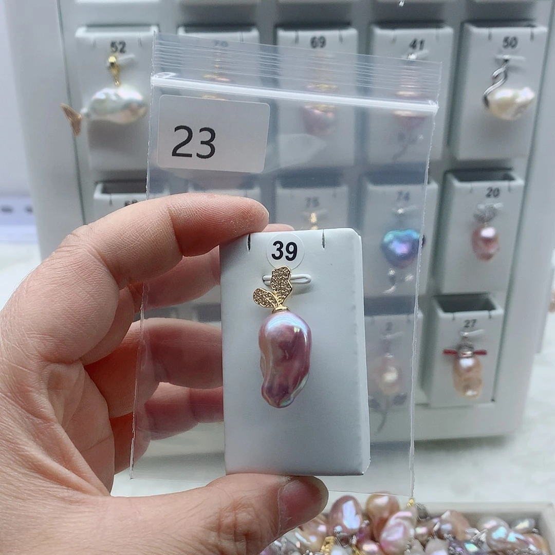 吊坠(不含链)合金淡水珍珠