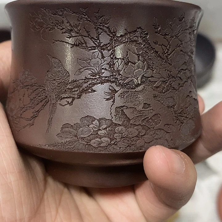 紫砂茶杯瑕疵不退不换