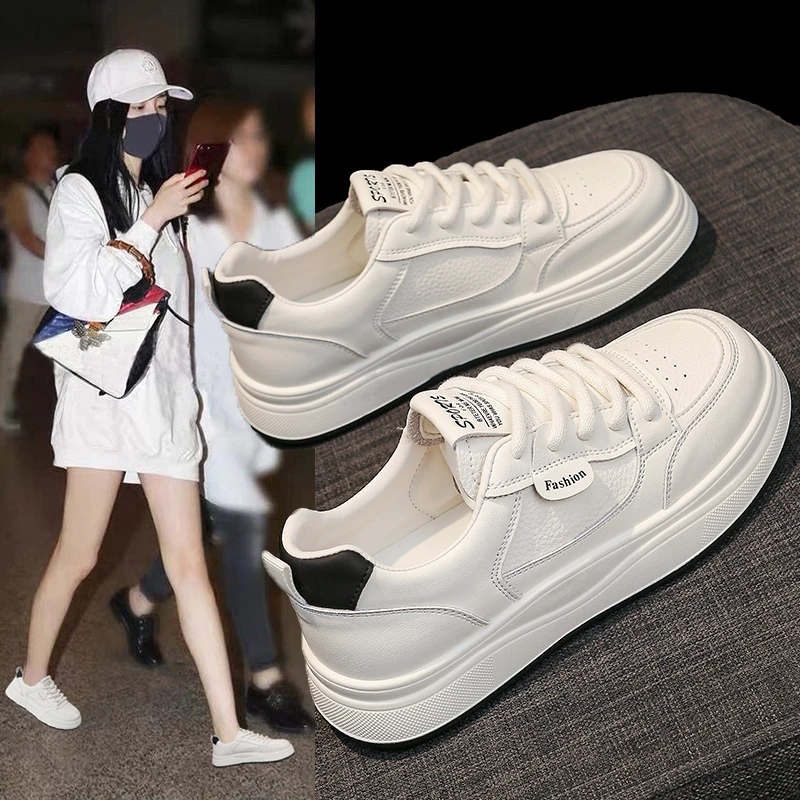 小白鞋女2025春季新款爆款百搭学生运动板鞋女鞋