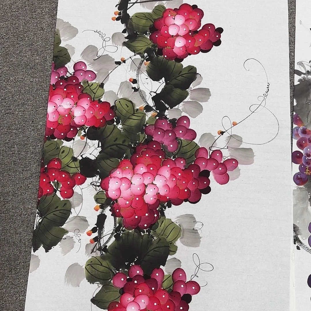 国画国画作品多次入选国内外展出