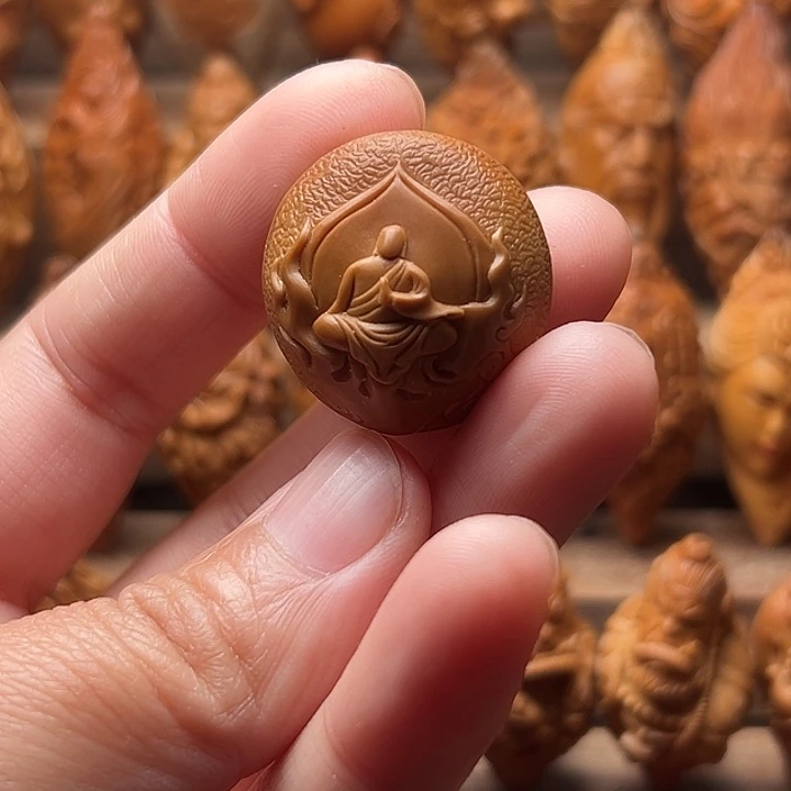 花****橄榄核吊坠橄榄菜