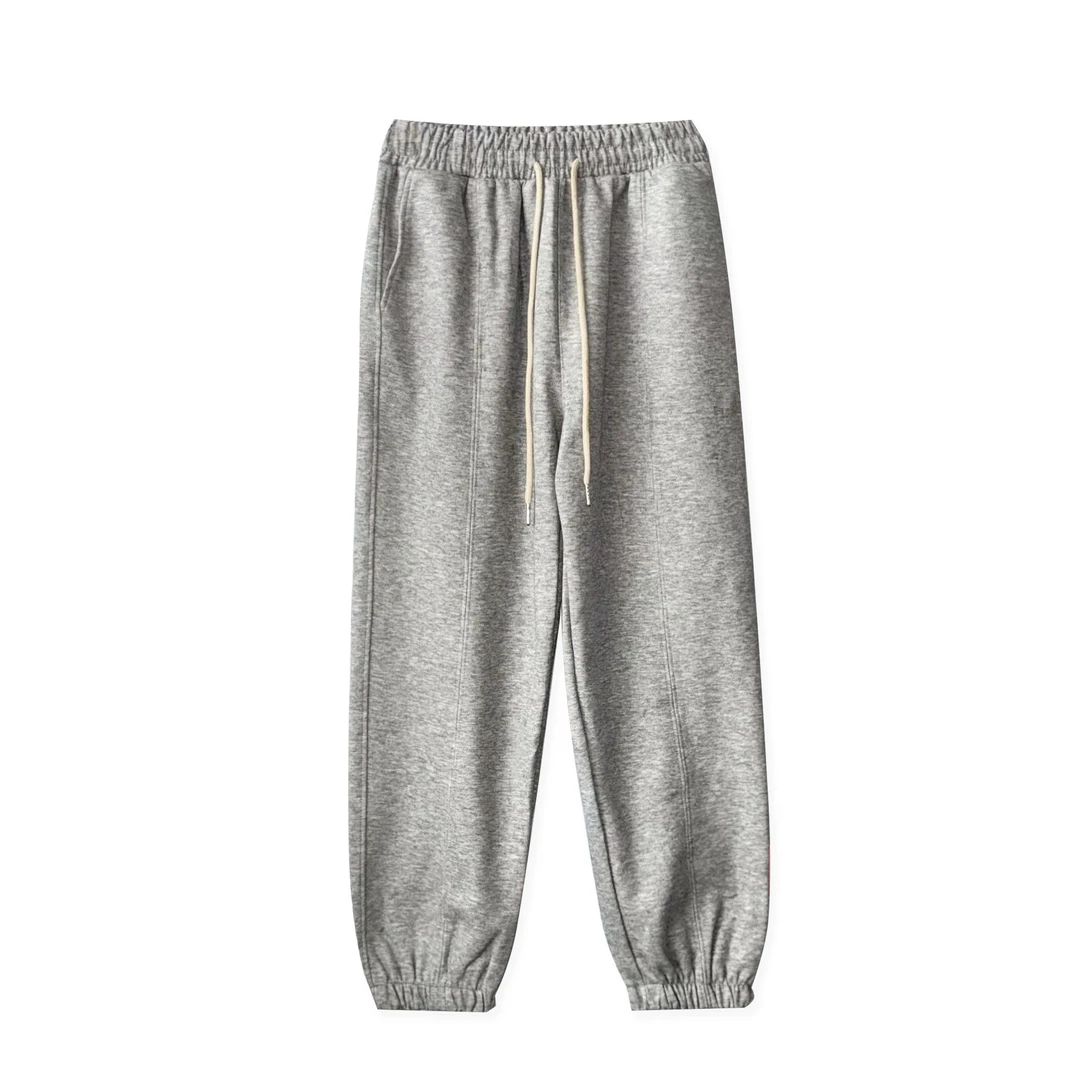 现货！初秋休闲松紧腰抽绳束脚裤卫裤FG1217