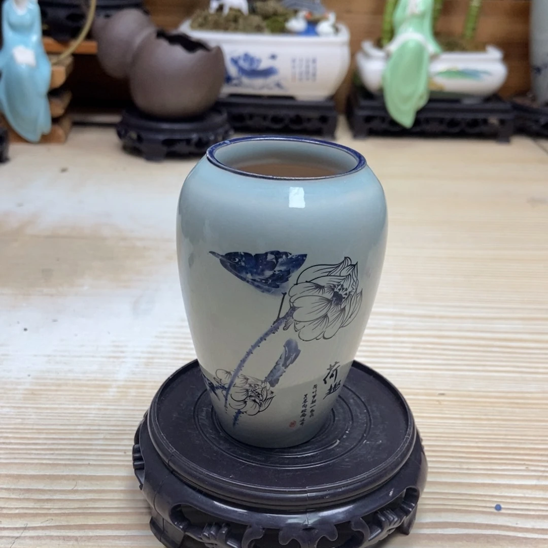 瓷片陶瓷花盆陶瓷艺术