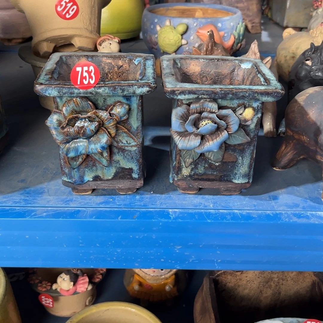 753 号陶然花器手工花盆